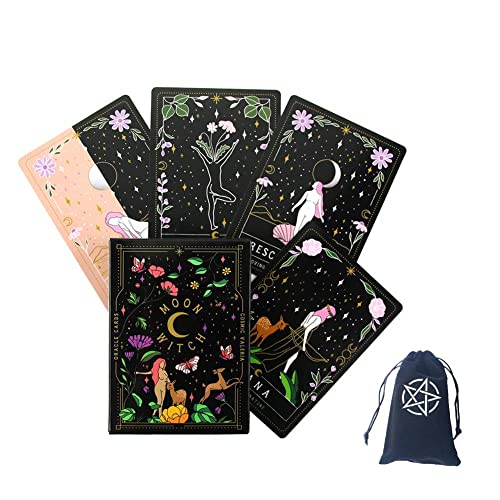 Mond-Hexen-Orakel-Tarot,Moon Witch Oracle Tarot with Bag Family Game von ChenYiCard