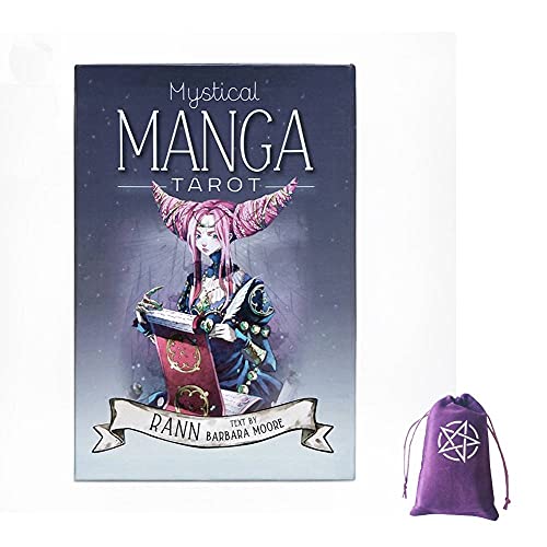 Mystische Manga-Tarot-Karten,Mystical Manga Tarot Cards with Bag Family Game von ChenYiCard