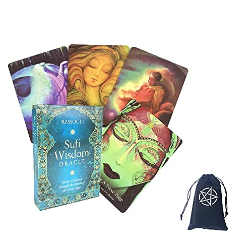 Orakelkarten der Sufi-Weisheit,Sufi Wisdom Oracle Cards with Bag Family Game von ChenYiCard
