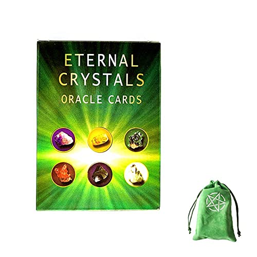Orakelkarten der ewigen Kristalle,Eternal Crystals Oracle Cards with Bag Family Game von ChenYiCard