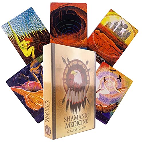 Schamanische Medizin Orakelkarten,Shamanic Medicine ​​Oracle Cards,Tarot Card,Family Game von ChenYiCard