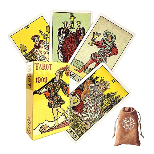 Tarot Original 1909 Karten,Tarot Original 1909 Cards with Bag Family Game von ChenYiCard