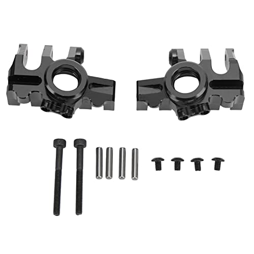 ChengyuWei 1/10 RC -Auto hohe Stärke Aluminiumlegierungen Lenkbecher für axiale RBX10, Verschleißfestigkeit Upgrade Teil, Leicht und langlebig, ersetzt (Black) von ChengyuWei
