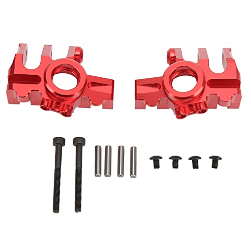 ChengyuWei 1/10 RC -Auto hohe Stärke Aluminiumlegierungen Lenkbecher für axiale RBX10, Verschleißfestigkeit Upgrade Teil, Leicht und langlebig, ersetzt (Red) von ChengyuWei