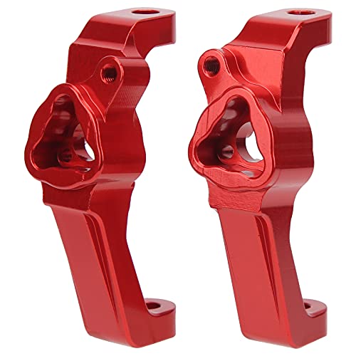 ChengyuWei 2PCS Aluminum Alloy Front C Seating for Gen8 1/10 RC Cars, Lightweight and Durably Hub Caster Mount, Upgrade from Plastic, Enhance Overall Performance (Red) von ChengyuWei