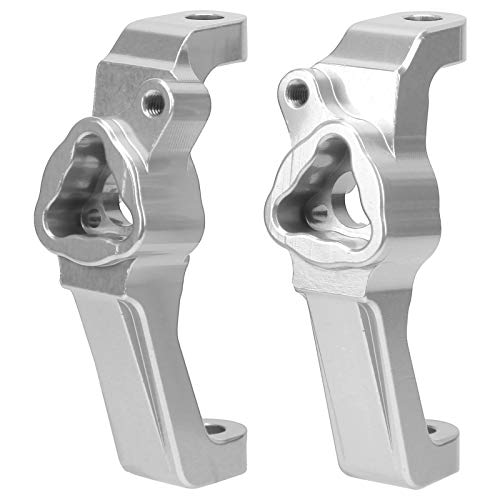 ChengyuWei 2PCS Aluminum Alloy Front C Seating for Gen8 1/10 RC Cars, Lightweight and Durably Hub Caster Mount, Upgrade from Plastic, Enhance Overall Performance (Silver) von ChengyuWei