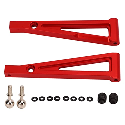 ChengyuWei 2pcs Aluminium -Legierung vordere Schwung Arm Set für ARRMA 1/8 RC -Autos, leichte Aufhängung Upgrade, Reduzierung der Vibration, Glatte Fahrt, einfache Installation (Red) von ChengyuWei