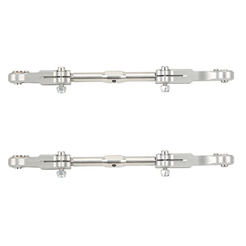 ChengyuWei 2pcs Aluminum Alloy RC Rear Upper Suspension Pull Rods Silver Accessories Compatible with Corally Kronos 6S 1/8 RC Car Strength ChengyuWei 2pcs Aluminum Alloy RC Rear Upper Suspension Pull Rods Silver Accessories Compatible with Corally Kronos 6S 1/8 RC Car Strength von ChengyuWei