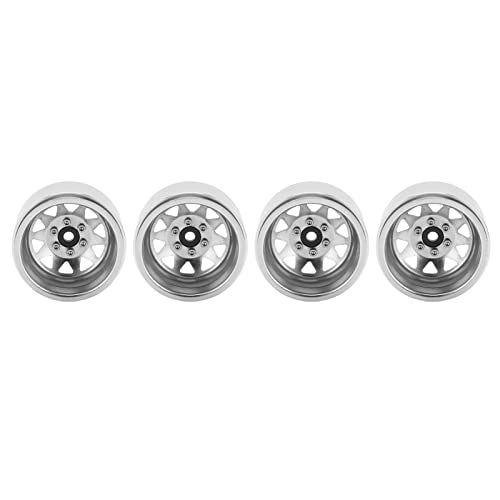 ChengyuWei 4Pcs 1.9in RC Wheel Hubs Aluminium Alloy Durably Assembly for (Triangular Hole) von ChengyuWei