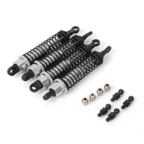 ChengyuWei 80 -mm -RC -Auto -Stoßdämpfer, vorne und hinten, Aluminiumlegiermaterial, dauerhaft und Installation, Austausch für RGT 136100 1/10, 3 Farben erhältlich (Silver 68126S) von ChengyuWei