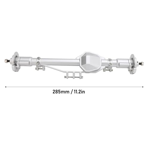 ChengyuWei Aluminiumlegierung Hinterachse für axiale RBX10 RYFT 1/10 RC, EIN leichtes Aufrüstung mit Vollkugellagern, einfache Installation, niedrigerer Schwerpunkt für verbesserte Han (Silver) von ChengyuWei