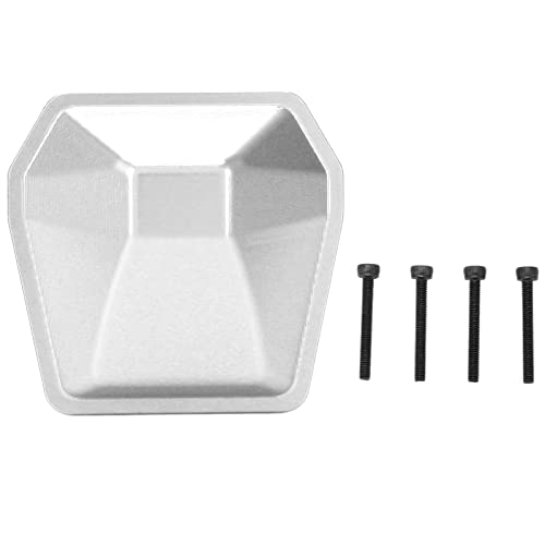 ChengyuWei Axle Differential Cover, Aluminum Alloy for Axial Scx6 AXI05000 1/6 RC Crawler Car, Upgrade Accessory with Good Heat Dissipation (Silver) von ChengyuWei