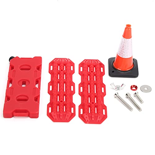 ChengyuWei Plastik -RC -Autozubehör -Set für die Simulation von Sandleiter -Wiederherstellungsscheiben Simulation Treibstoff (Red and orange) von ChengyuWei