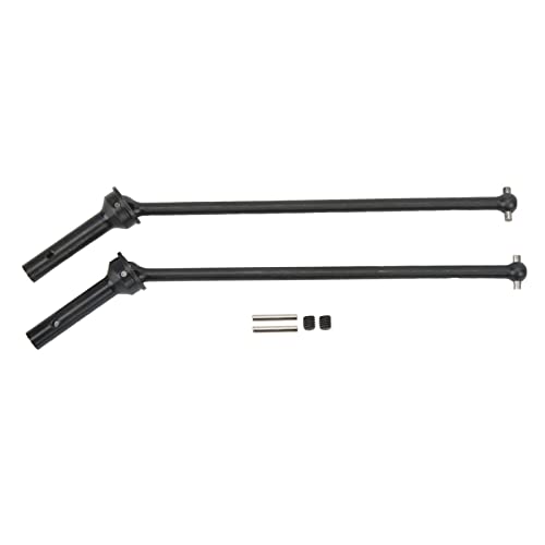 ChengyuWei Premium Steel 185mm CVD Driveshaft Set for ARRMA 1/7 1/8 RC Cars Enhances Driving Force and Control with Smoother Driving Experience (Black) von ChengyuWei