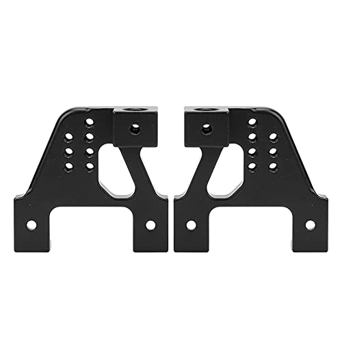 ChengyuWei RC Front Rear Suspension Bracket, Replacement Fit for RGT Crawler EX86100 1/10 Car, Excellent Quality Aluminum Alloy, Lightweight and Durably (Black R86017BL) von ChengyuWei
