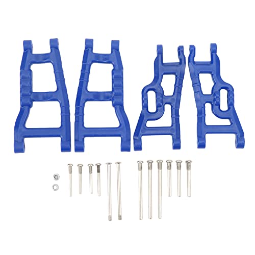 ChengyuWei Stärke RC Front Heck -Suspension Arm Kit, Upgrade -Teile für Rustler Stampede Slash 2WD 1/10 RC -Auto, Installation, Reduzierung der Vibration, exquisites Aussehen (Dark Blue) von ChengyuWei