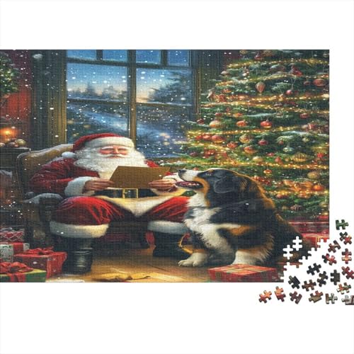 1000 Stück Holzstück Herausforderung Spielzeug|Bernhardiner Ideal Zur Entspannung Unmögliches Puzzle Familienspaß Erwachsene Fesselnd 1000pcs (75x50cm) von ChengzeTCo