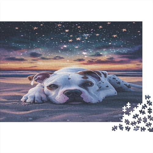 1000 Stück Holzstück Herausforderung Spielzeug|DALMATISCHER Ideal Zur Entspannung Unmögliches Puzzle Heimdekoration Erwachsene Fesselnd 1000pcs (75x50cm) von ChengzeTCo