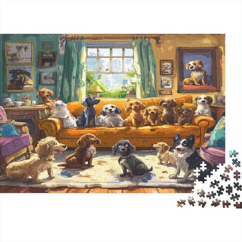 1000 Stück Holzstück Herausforderung Spielzeug|Gemütliche Hütte Familienspaß Unmögliches Puzzle Kunstwerk Puzzle Für Erwachsene 1000pcs (75x50cm) von ChengzeTCo