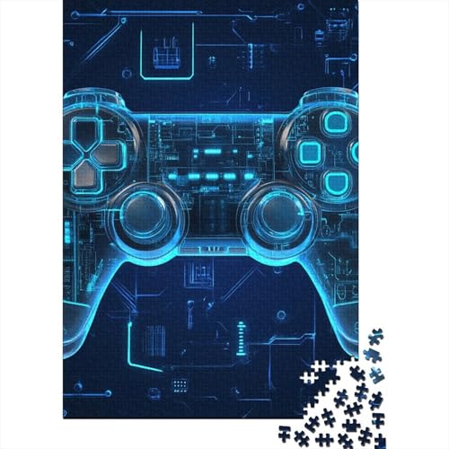 Gamer Puzzles 1000 Teile Schwer Puzzle Spielzeug Lernspiel Impossible Herausforderungsspielzeug Für Erwachsene Und Kinder in Bewährter 1000pcs (75x50cm) von ChengzeTCo