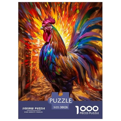 Hahne Puzzle 1000 Teile Schwer Puzzle Spielzeug Lernspiel Impossible Herausforderungsspielzeug Für Erwachsene Kinder 38x26cm/1000pcs von ChengzeTCo