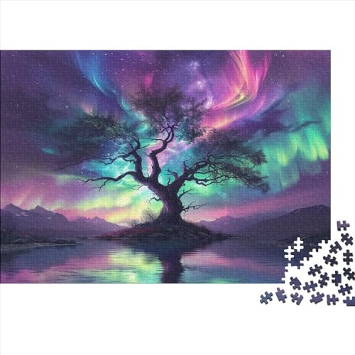 Nordlichter Puzzle 1000 Teile Erwachsener Kniffel Spaß Für Die Ganze Familie - Abwechslungsreiche 1000 Puzzleteilige Motive Puzzle Erwachsene, Puzzel 1000pcs (75x50cm) von ChengzeTCo