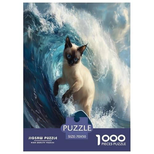 Ragdoll Katze Puzzle 1000 Teile Schwer Puzzle Spielzeug Pädagogisches Spiel Impossible Herausforderung Spielzeug Für Erwachsene Und Kinder in Bewährter 70x50cm/1000pcs Ragdoll Katze Puzzle 1000 Teile Schwer Puzzle Spielzeug Pädagogisches Spiel Impossible Herausforderung Spielzeug Für Erwachsene Und Kinder in Bewährter 70x50cm/1000pcs von ChengzeTCo