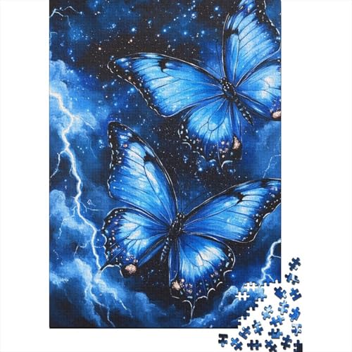 Schmetterling Puzzle 1000 Teile Schwer Puzzle Spielzeug Pädagogisches Spiel Impossible Herausforderung Spielzeug Für Erwachsene Kinder 1000pcs (75x50cm) von ChengzeTCo