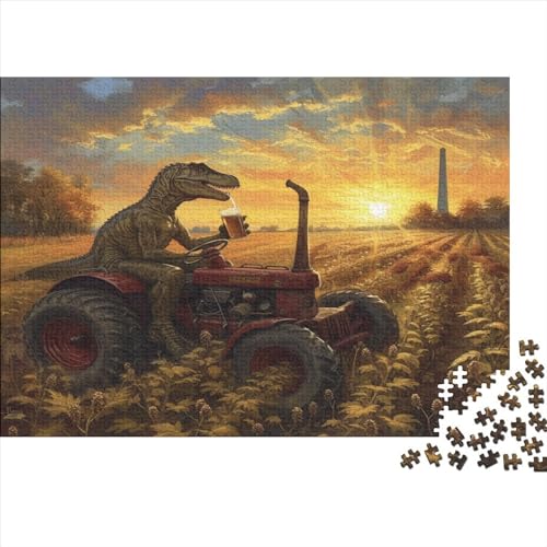 Traktoren Hölzerne Puzzles 1000 Teile Jigsaw Puzzle Unmögliches Puzzle Für Erwachsene Geschenke Retro Ostern Geschenke 1000pcs (75x50cm) von ChengzeTCo