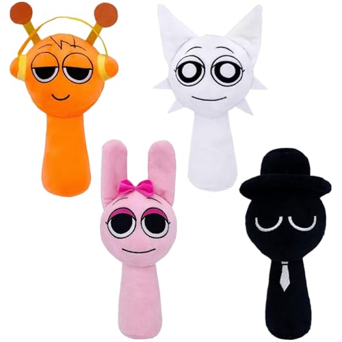Chennyfun Sprunki Plüschtiere, Sprunki Plush Figuren Doll, Sprunki Stuffed Toys, Sprunki Plush Toy, Sprunki Plüschfiguren für Jungen Mädchen and sprunki Fans Geburtstag Geschenk von Chennyfun