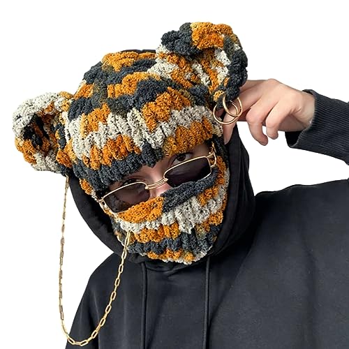 Chenxi Studio Gestrickte Bärenhüte Kopfschmuck Foto Requisiten Handgemachte Kopfbedeckung Foto Requisiten Zubehör Panda Ohren Bär Thema Chenxi Studio Gestrickte Bärenhüte Kopfschmuck Foto Requisiten Handgemachte Kopfbedeckung Foto Requisiten Zubehör Panda Ohren Bär Thema von Chenxi Studio