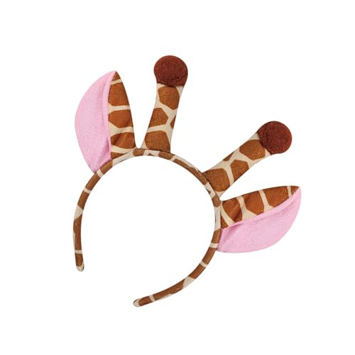 Chenxi Studio Giraffenohr-Haarreif, Kostümzubehör, Tier-Kopfbedeckung, Make-up-Dekorationen, Plüsch-Giraffen-Haarband, Halloween-Haarband Chenxi Studio Giraffenohr-Haarreif, Kostümzubehör, Tier-Kopfbedeckung, Make-up-Dekorationen, Plüsch-Giraffen-Haarband, Halloween-Haarband von Chenxi Studio