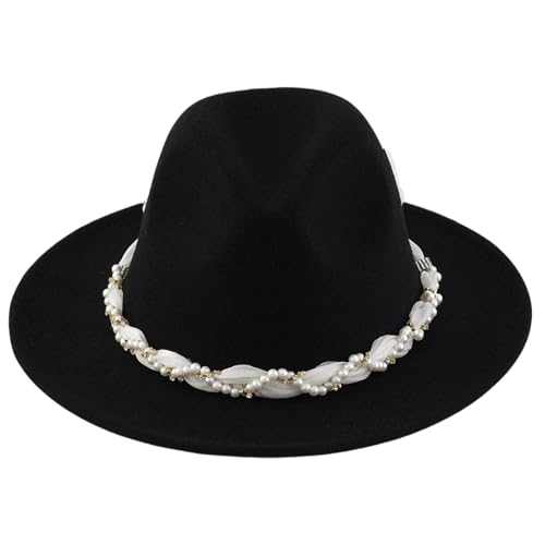 Chenxi Studio Perlen-Strass-Hut für Damen, Flapper, stilvolle Kopfbedeckung, Zubehör für Cosplay, Party, eleganter Perlenhut Chenxi Studio Perlen-Strass-Hut für Damen, Flapper, stilvolle Kopfbedeckung, Zubehör für Cosplay, Party, eleganter Perlenhut von Chenxi Studio