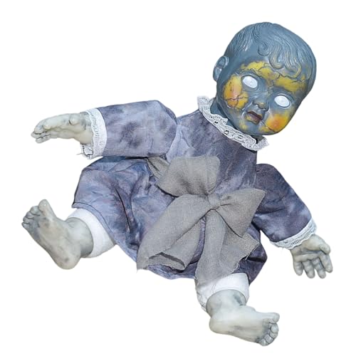 Chenxi Studio Sitzende Puppe mit leuchtendem Gesicht und schrecklichen Geräuschen und Sprachaktivierung für Hof, Veranda, Dekorationen Chenxi Studio Sitzende Puppe mit leuchtendem Gesicht und schrecklichen Geräuschen und Sprachaktivierung für Hof, Veranda, Dekorationen von Chenxi Studio