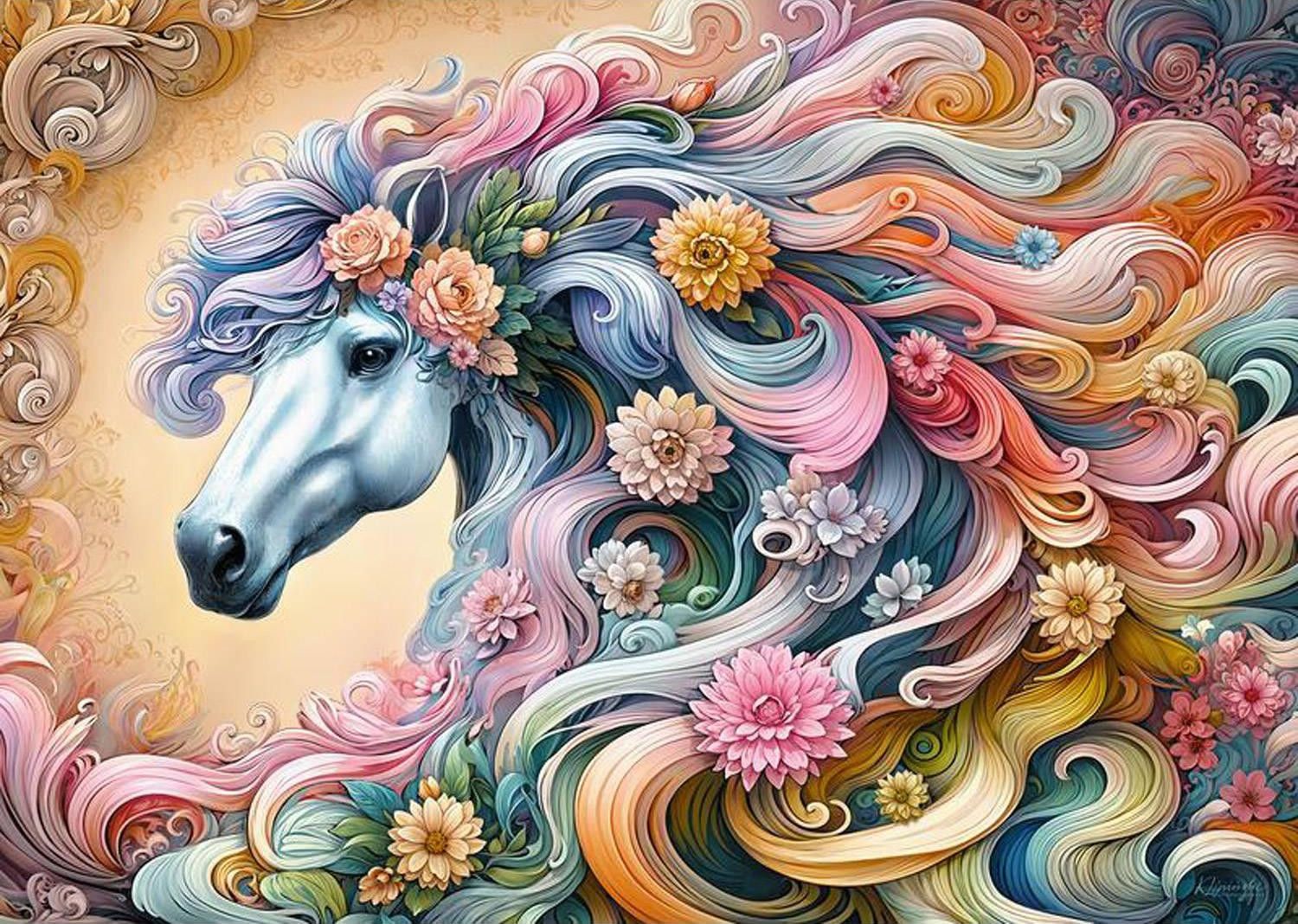 CherryPazzi Puzzle 1000 Teile – Dream Horse - CherryPazzi Puzzle 1000 Teile – Dream Horse - von CherryPazzi
