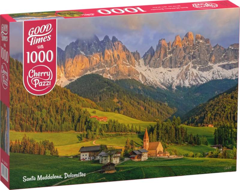 CherryPazzi Puzzle 1000 Teile - Santa Maddalena, Dolomites - von CherryPazzi