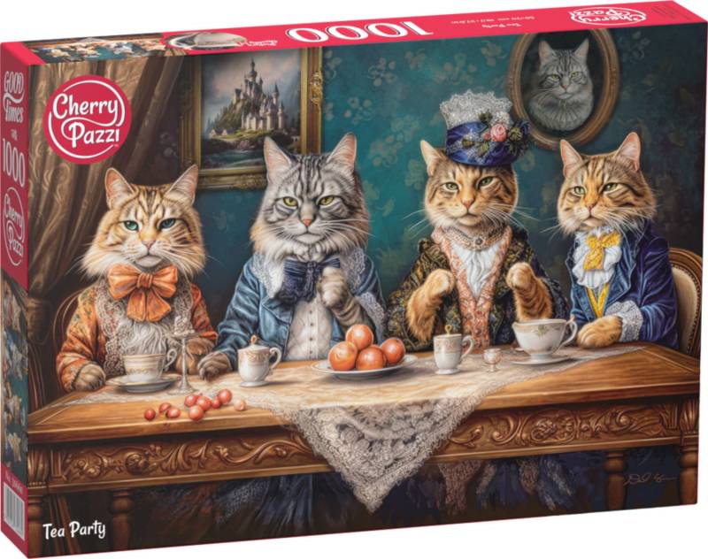 CherryPazzi Puzzle 1000 Teile - Tea Party - von CherryPazzi
