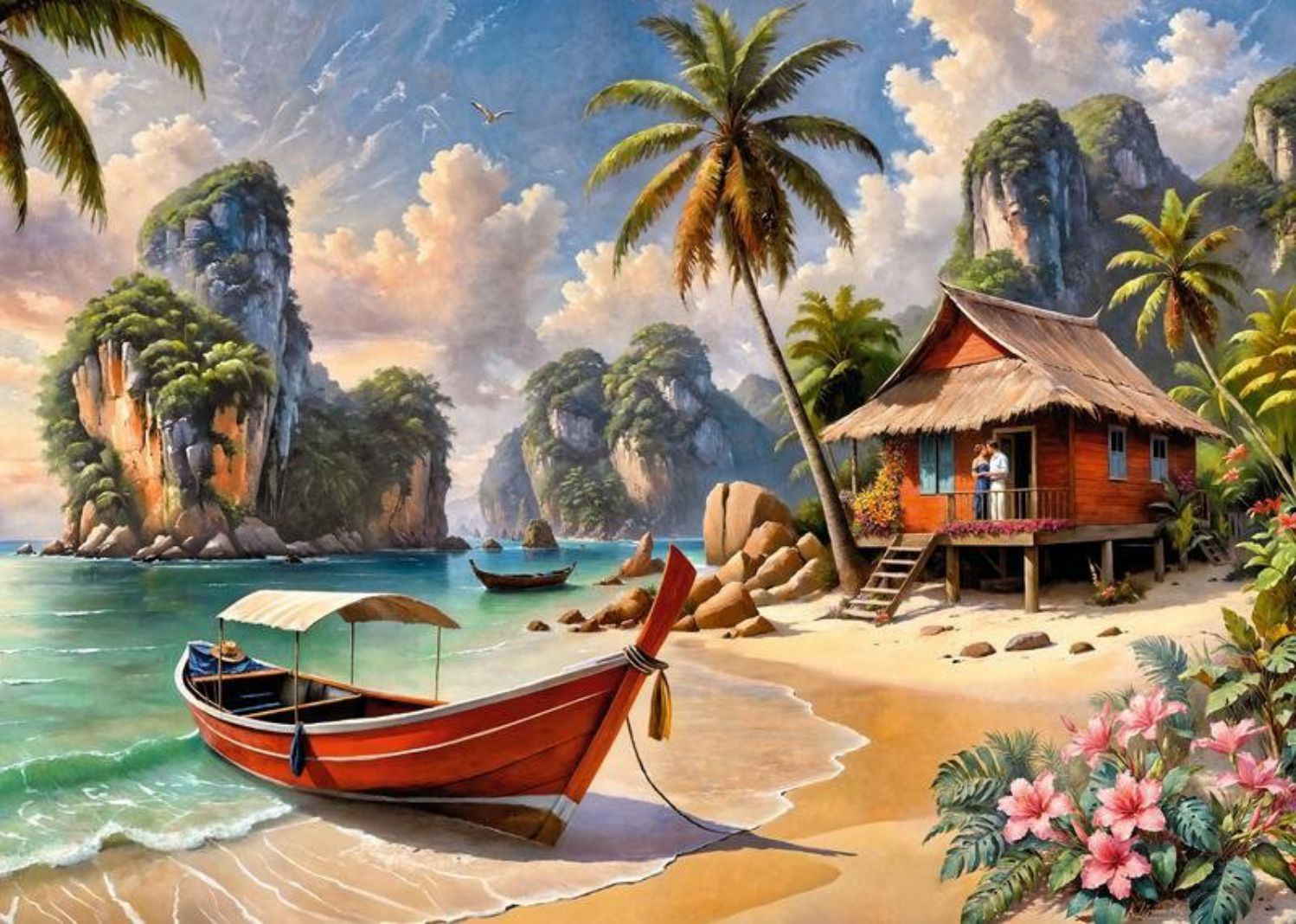 CherryPazzi Puzzle 1000 Teile – Thai Paradise - von CherryPazzi