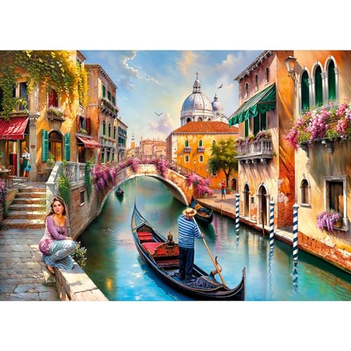 CherryPazzi Puzzle 1000 Teile – Venedig im Sommer von CherryPazzi