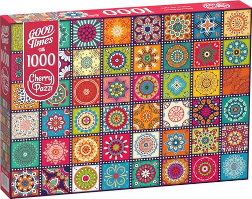 CherryPazzi Ornamental Squares Premium-Puzzle mit 1000 Teilen – High Definition mit lebendigen Farben für Erwachsene und Jugendliche, engagieren Sie sich mit Familie und Freunden, einzigartiges CherryPazzi Ornamental Squares Premium-Puzzle mit 1000 Teilen – High Definition mit lebendigen Farben für Erwachsene und Jugendliche, engagieren Sie sich mit Familie und Freunden, einzigartiges von Cherrypazzi