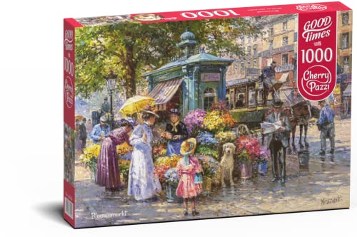 CherryPazzi Puzzle 1000 pièces : Marché aux Fleurs von CherryPazzi