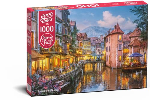 CherryPazzi Puzzle 1000 pièces : Soirée à Annecy von Cherrypazzi