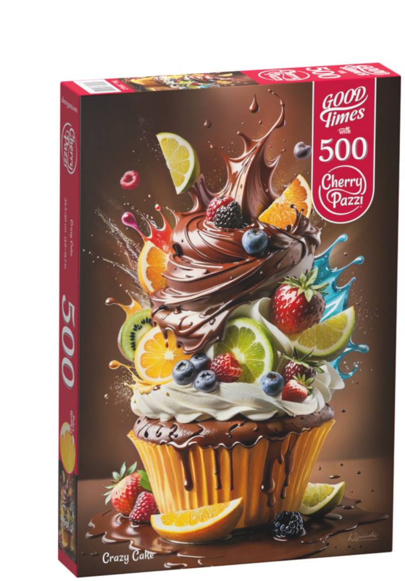 CherryPazzi Puzzle 500 Teile - Crazy Cake - von CherryPazzi