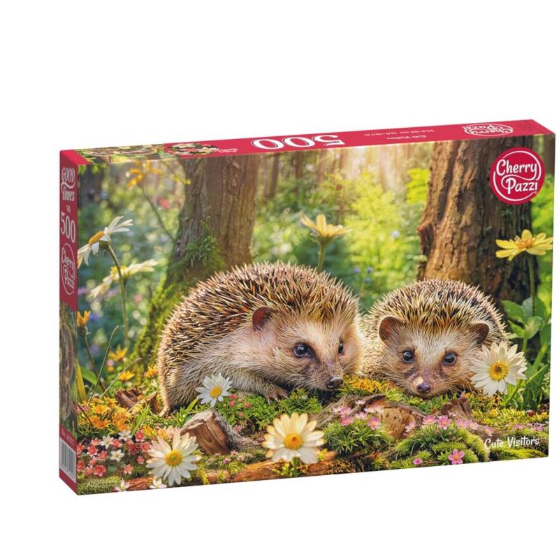 CherryPazzi Puzzle 500 Teile - Cute Visitors - von CherryPazzi