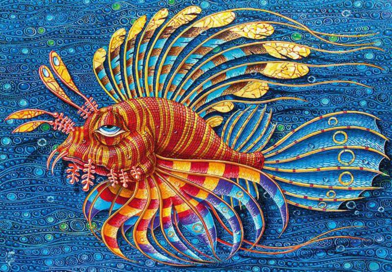 CherryPazzi Puzzle 500 Teile – Lionfish  - von CherryPazzi