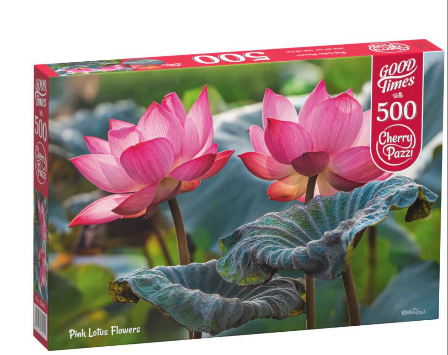 CherryPazzi Puzzle 500 Teile – Pink Lotus Flowers - von CherryPazzi