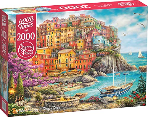 Puzzle 2000 pièces : UNE Belle journée aux Cinque Terre Puzzle 2000 pièces : UNE Belle journée aux Cinque Terre von Cherrypazzi