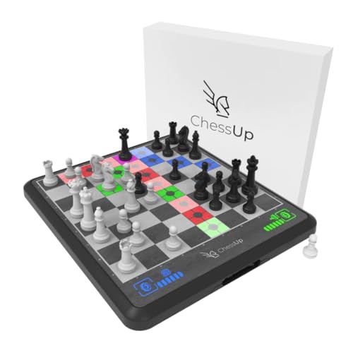 Bryght Labs – ChessUp – Elektronisches Schachbrett – Integrierte Schachmaschine & Instruktor – Inklusive Schachset TouchSense-Steine – Beleuchtetes intelligentes Schachbrett – Funktionen KI, Bryght Labs – ChessUp – Elektronisches Schachbrett – Integrierte Schachmaschine & Instruktor – Inklusive Schachset TouchSense-Steine – Beleuchtetes intelligentes Schachbrett – Funktionen KI, von ChessUp