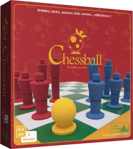 Chessball | Gesellschaftsspiel | ab 6 Jahren | 2 Spieler | Schach | Fußball | Fußball von Chessball