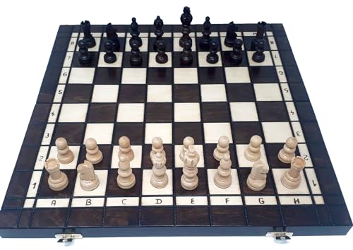 ChessEbook Schachspiel Dame Backgammon 40 x 40 cm Holz von Chessebook